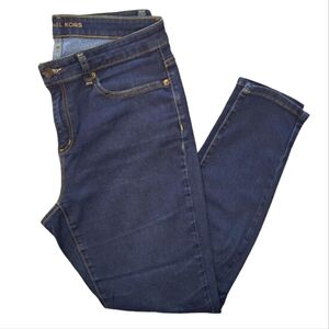 Michael Kors Izzy Skinny Dark Wash Jeans Size 10